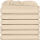 thumbnail image 1 of Sábanas ajustables Utopia Bedding, paquete de 6 unidades, microfibra suave, color beige, 1 of 6