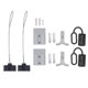 thumbnail image 2 of Enchufe Eléctrico De Desconexión De Conexión Rápida De Batería, 2 Juegos De Carcasa De PC 50A 600V Kit De Conector Rápido De Batería De Conductividad Fuerte Para Remolques, 2 of 7