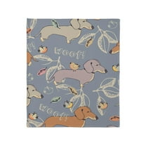 CafePress - Cute Dachshunds Throw Blanket - Soft Fleece Throw Blanket, 50"x60" for All Ages