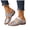 Silver, variant on Women's Glitter Platform Wedge Sandals Open Toe Wide Width Non Slip Slipper Summer Lightweight Sequins Slides Beach Sandal Black Size 8