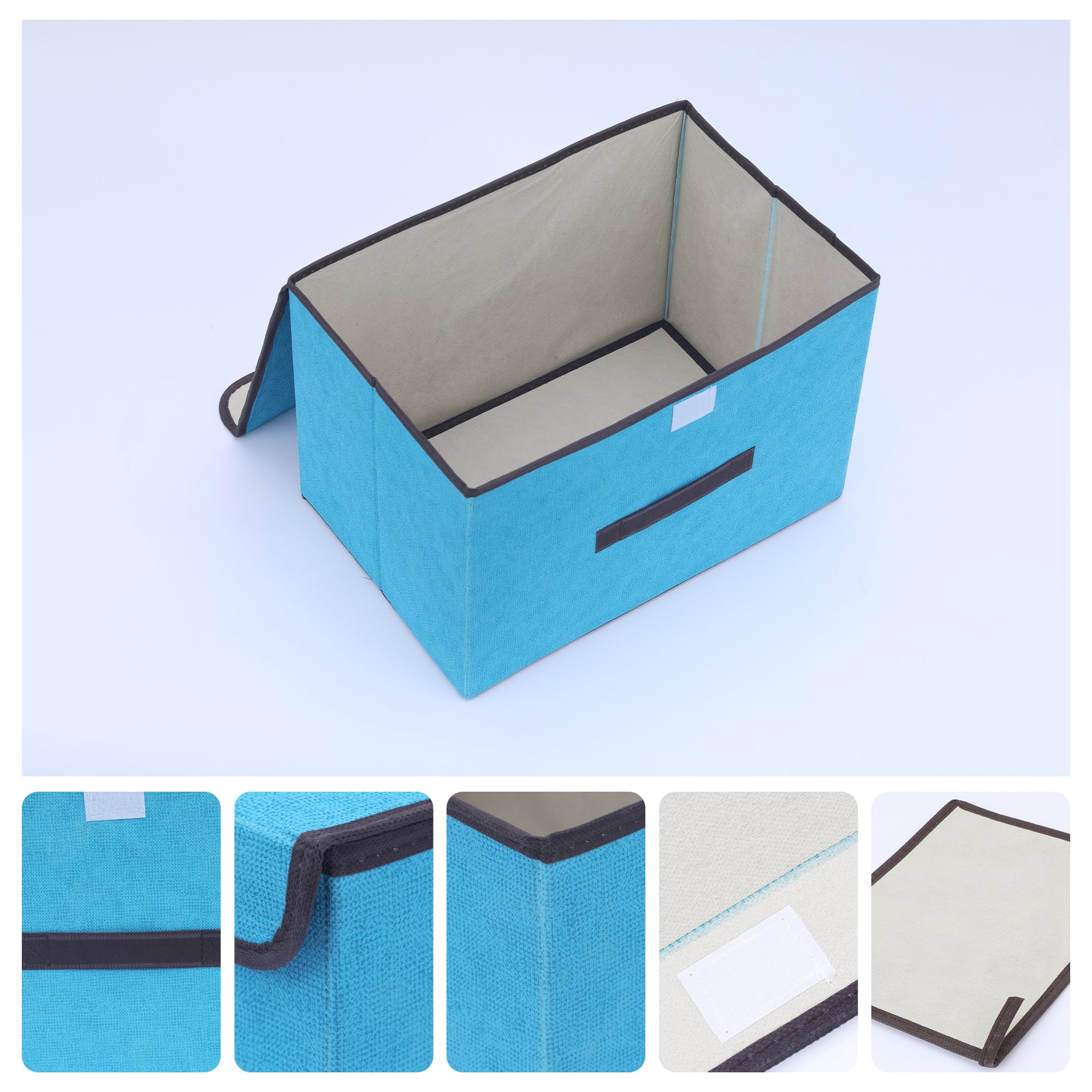 Unique Bargains 1 Pack Clothes Storage Bags Moving Bags Blue 14.2*9.1*9.4in