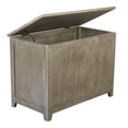 thumbnail image 7 of Eccostyle Solid Bamboo Storage Chest Bench - Brushed Gray, 7 of 7