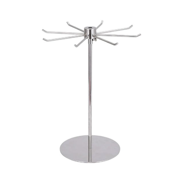 Soporte de exhibición de joyas giratorio Strade Fareast Limited Estante de almacenamiento de joyas Plata 20 cm x 40 cm