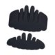thumbnail image 4 of 20x Insertos reutilizables con forma corona béisbol, fieltro suave, multifuncionales, fáciles usar, accesorios protectores para gorras, forro Negro L, 4 of 8