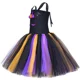 thumbnail image 5 of Vestido de unicornio malvado para niñas negras, disfraz elegante de carnaval y Halloween para niñas, ropa para niños, vestido de tutú de princesa para fiestas navideñas, 5 of 5