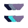 thumbnail image 1 of Pack de 6 unidades de microfibra Bikini Fruit of the Loom para mujer, 1 of 6