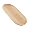 thumbnail image 1 of Plate Wooden Natural Oval Tray Plate For Restaurant Hotel Coffee Shop HomeLarge, 1 of 8