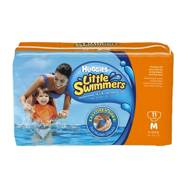 Huggies Little Swimmers Swim Diapers, Size 4 Medium, 11 Ct Walmart