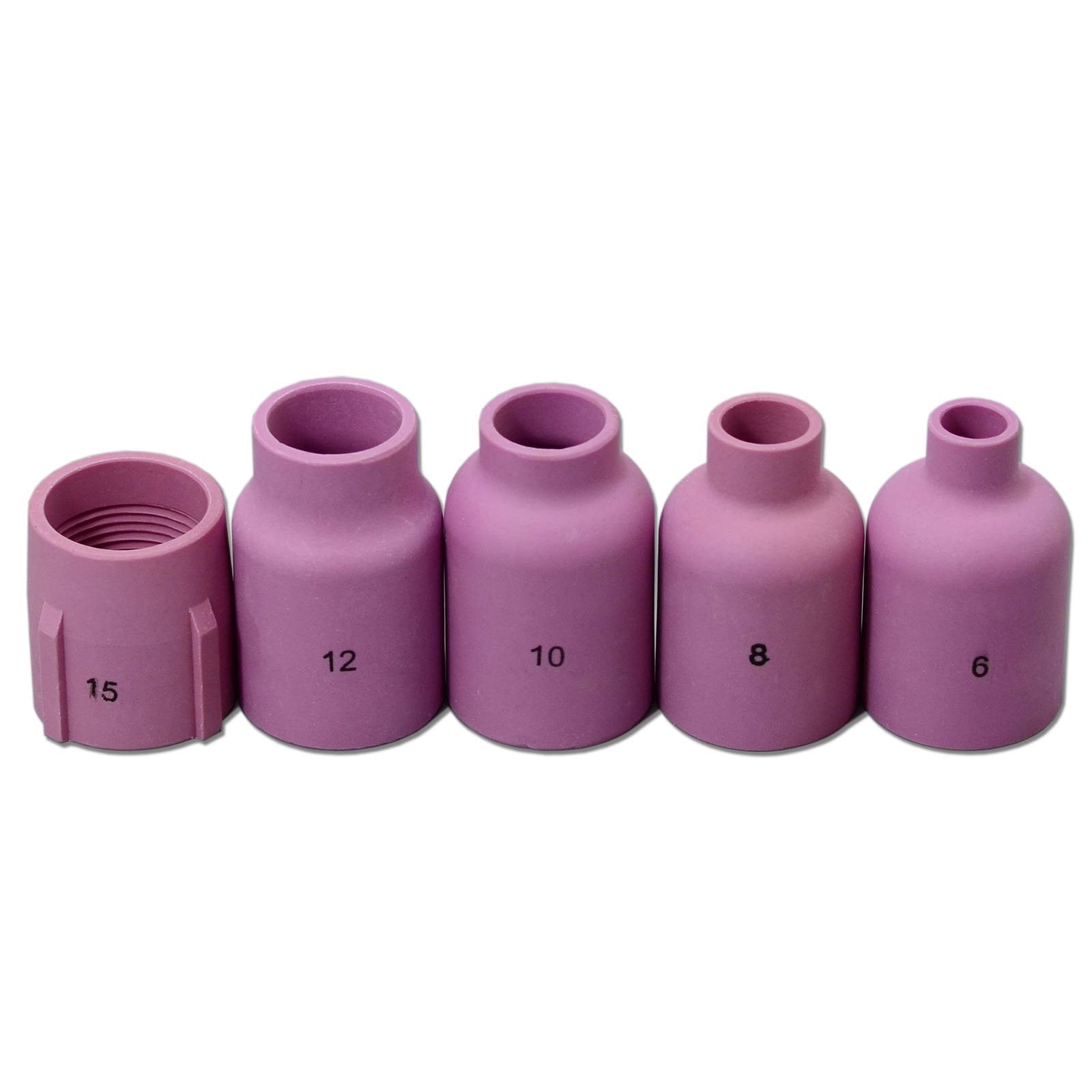 Nozzole Gas Lens Tig Best Welds 53N89 Alumina Nozzle TIG Cup, 3/8 In ...