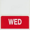 thumbnail image 4 of WEDNESDAY (Day of the Week) Labels, Red/White, 500 labels per roll, 1-9/16" x 1-9/16" or 40mmx40mm, 60 Rolls, 4 of 5