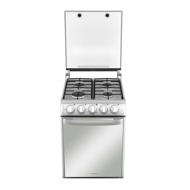 Estufa Mabe Empotrable 50 cm Con Capelo Silver EMC5046CAIS0