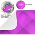 thumbnail image 5 of FREEAMG Happy Valentine's Day Purple Hearts Absorbent Dish Drying Mat Microfiber Large Kitchen Countertop Table Protector Multi-Purpose Counter Rack Sink Drainer Pad 16"x18", 5 of 6