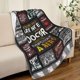 thumbnail image 3 of LHSHID Dentist Banket Dental Gifts for Christmas Dentist Gifts for Men Xmas Gifts for Dentists Best Gifts for Dentists Male Throw Blanket 60x80in, 3 of 6