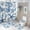 style-644, variant on Cow Print 4 Pcs Shower Curtain Sets with Non-Slip Rugs Toilet Lid Cover and Bath Mat Shower Curtain Set Brown Cowhide Print Waterproof Personality Pattern Bath Curtains for Bathtub Decor