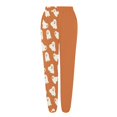 thumbnail image 5 of Orange Women's Comfy Pajama Long Pants Baggy Sweatpants Lounge Sweat Pant Active Jogging Fall Clothes Pajama Pants Women 2XL, 5 of 6
