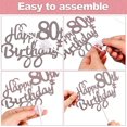 thumbnail image 4 of 10 Uds. Adornos para tarta de 80 cumpleaños para mujeres y mujeres, adorno para tarta de feliz 80 cumpleaños con adorno para tarta de corazón de estrella, 4 of 4