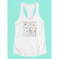 thumbnail image 3 of Cute Doodles Design. Tank Women -Image by Shutterstock, Female x-Large, 3 of 4