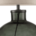 thumbnail image 4 of Bouclair Green Glass Table Lamp 13 X 20.5 in (33 X 52.3 cm), 4 of 6