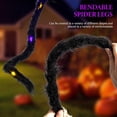 thumbnail image 4 of Araña gigante BEABOO de Halloween con 36 luces, paquete de 2, 4 of 6