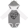 thumbnail image 3 of Inktastic I Love My Mom and Dad in Black Chalk Heart Boys or Girls Long Sleeve Baby Bodysuit, 3 of 5