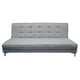 thumbnail image 1 of Sofa Cama Zeus Plata 3 posiciones Lino nacinoal EL BAZAR STORE Moderno Abotonado, 1 of 4
