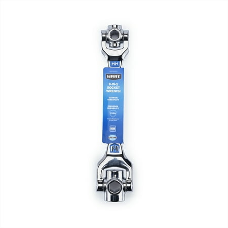 HART 8-in-1 MM Socket Wrench