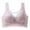 Pink, variant on Busydd Plus Size Bras for Women for Large Bust Supportive Push Up Bra Comfy Breathable Wireless Bras for Women No Underwire Embroidered Everyday Bras