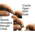 thumbnail image 3 of Auras by Osiris | Handmade Tiger Eye, Pyrite, and Tourmaline Triple Protection Crystal Necklace - Grounding Genuine Gemstone Beaded Mala Shielding Jewelry Gift for Mens, 3 of 5