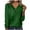 Dark Green, variant on Luxalzxs Womens Long Sleeve Tops Summer Fashion Casual Solid Color T-Shirt Plus Size Loose V-Neck Blouse Tops Fall Clothes