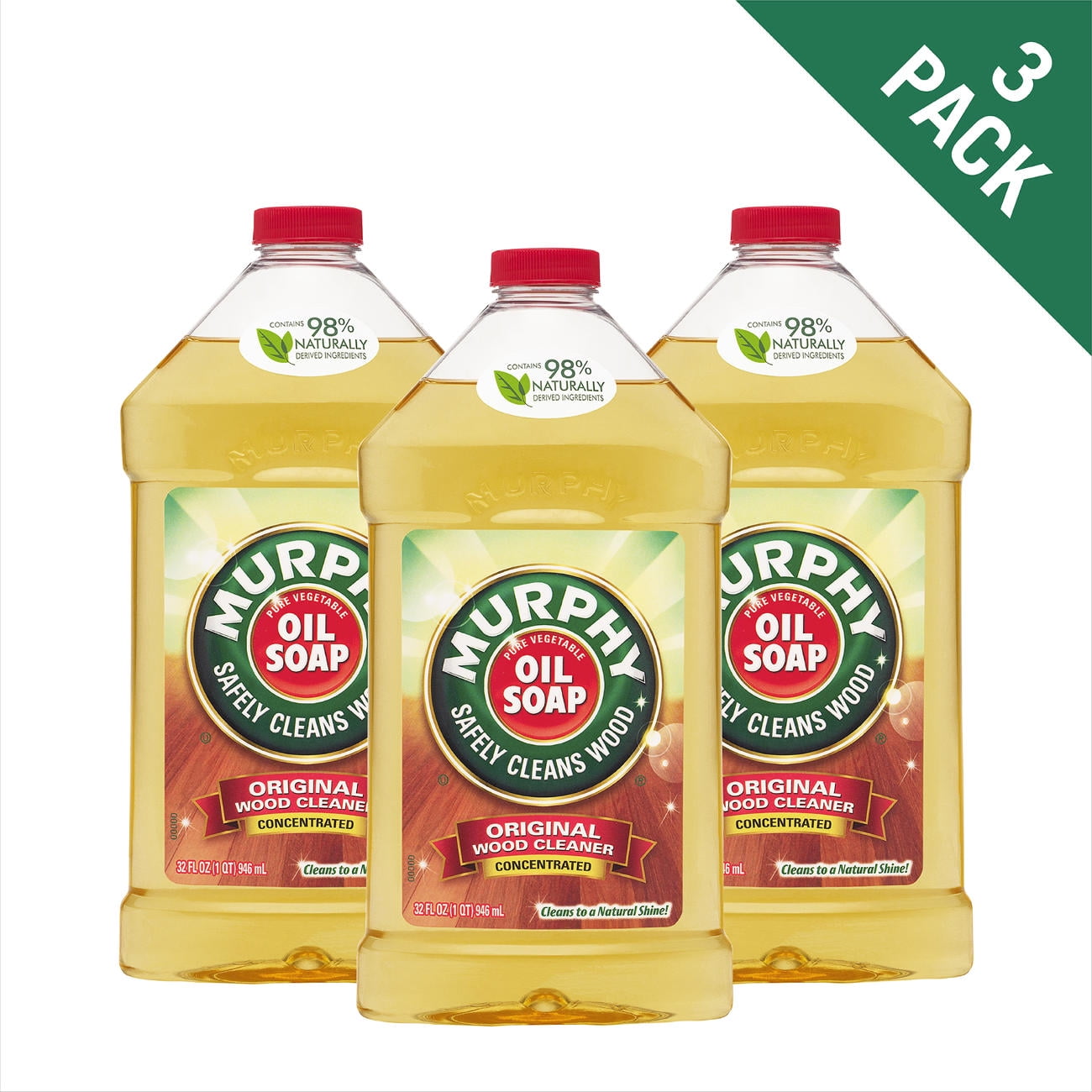 Murphy Oil Soap Wood Cleaner, Original 32 fluid ounce, 3 pack