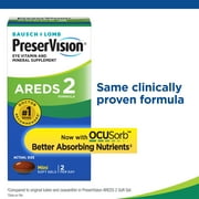 PreserVision AREDS 2 Eye Vitamins and Mineral with Lutein and Zeaxanthin with Ocusorb Softgels, 140 Count