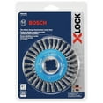 thumbnail image 4 of Bosch 4-1/2 Inch Wheel Dia. X-Lock Arbor Carbon Steel Stringer Bead Knotted Wire Wheel, 4 of 4