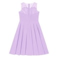 thumbnail image 4 of iEFiEL Kids Flower Girls Princess Party Dress Special Occasion Knee Length Dress Wedding First Communion Gown Lavender 8, 4 of 5