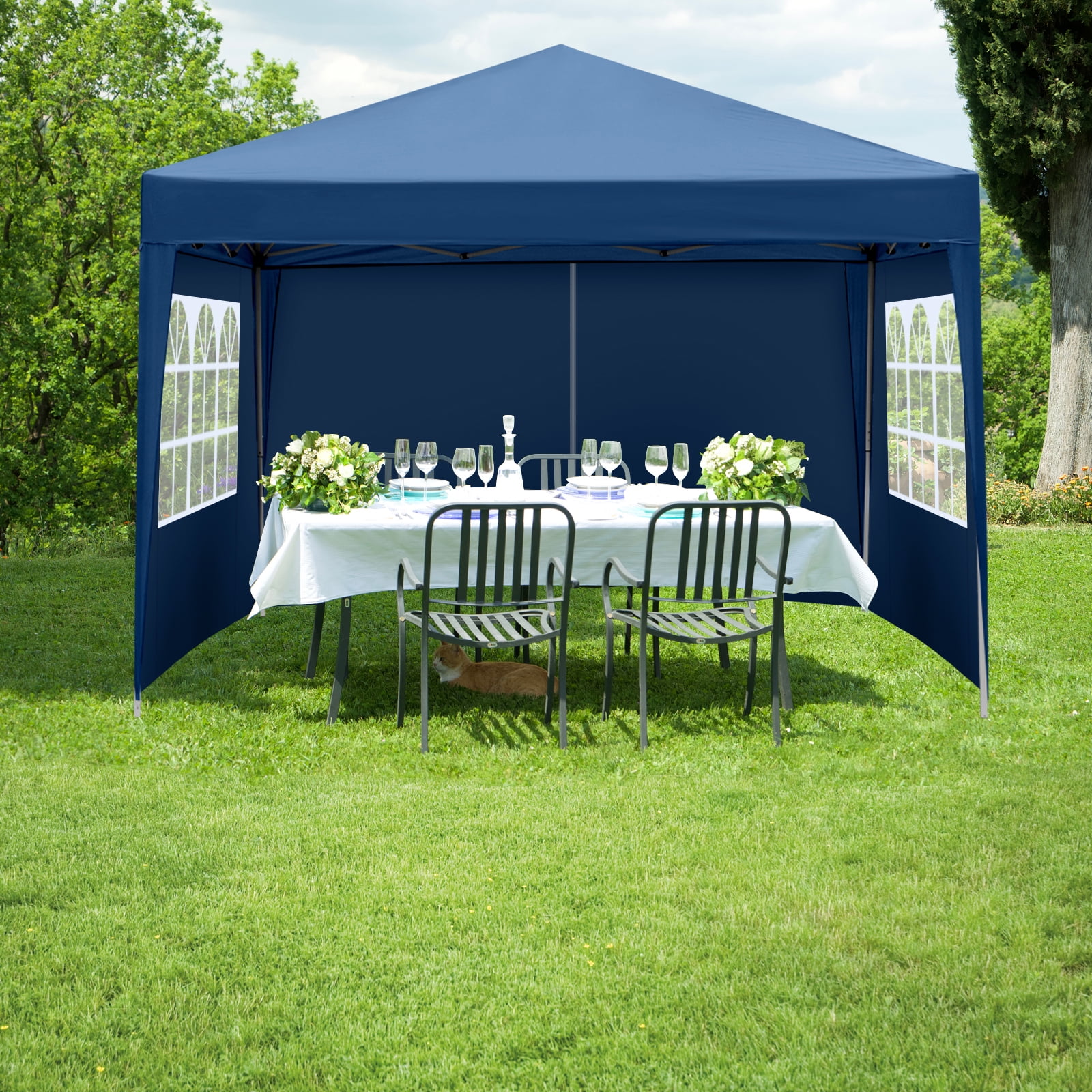 Blue 10x10ft with 4 Sidewalls