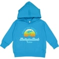 thumbnail image 2 of Inktastic Summer Enjoy the Sunshine Huntington Beach California Blue Toddler Hoodie, 2 of 4
