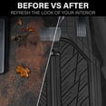 thumbnail image 3 of CAR GRAND Heavy Duty Rubber Car Floor Mats, Deep Dish Waterproof Car Mats All Weather, Universal Trim-to Fit Automotive Floor Mats for Car SUV Truck Van, Durable Floor Liners All Black, 3 of 10