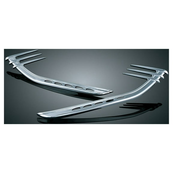 Kuryakyn Accents for H-D Mid-Frame Air Deflectors, Chrome