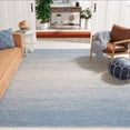 thumbnail image 2 of SAFAVIEH Montauk Vaughn Geometric Cotton Area Rug, Blue/Ivory, 8' x 8' Square, 2 of 6