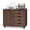 Brown, variant on Costway 5 Drawer Storage Cabinet on Wheels with Door and Adjustable Shelf for Home Office Black
