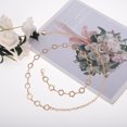 thumbnail image 5 of Unique Bargains 1 Pc Waist Chain Flower Design Adjustable Waist Cord for Women Gold Tone, 5 of 5