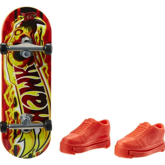 Hot Wheels Skate Tony Hawk Fingerboard & Skate Shoes, Toy for Kids (Styles May Vary)