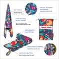 thumbnail image 4 of 4Monster Microfiber Beach Towel, Quick Dry Lightweight Towel, Large, Colorfulfish, L, 4 of 6