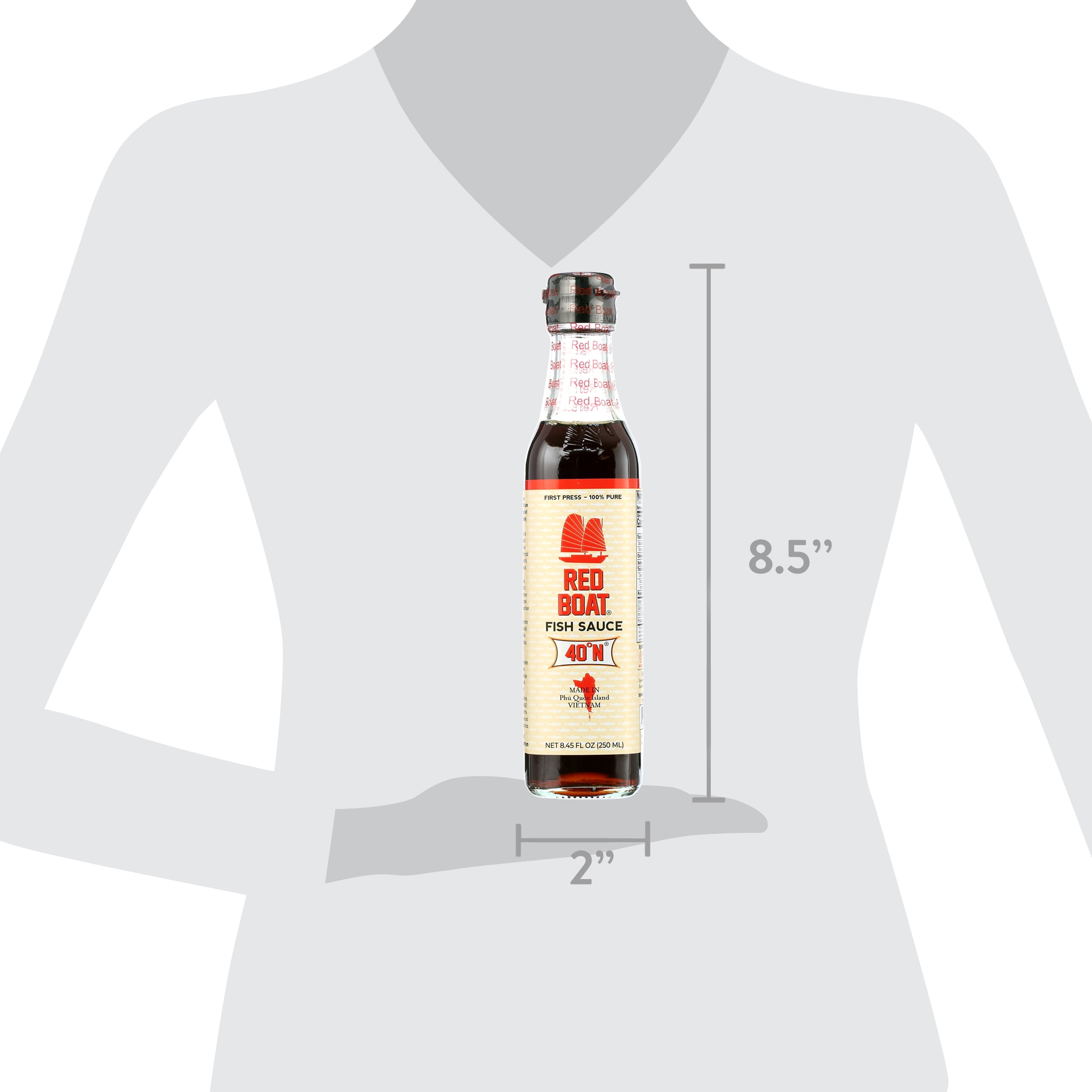 (6 pack) Red Boat Fish Sauce 8.45 fl oz Bottle