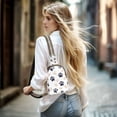 thumbnail image 5 of FORMRS Womens Crossbody Sling Bag Travel Daypack Shoulder Chest Backpack, Black Cat Paw, 5 of 7