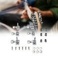 thumbnail image 1 of Guitar Tuner Pegs, 6 Set Small Square Acoustic Guitar Tuner Pegs Right Handed  for Bass, 1 of 7