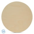 thumbnail image 1 of Wood Circles 24 inch, 1/4 Inch Thick, Birch Plywood Discs, Pack of 50 Unfinished Wood Circles for Crafts, Wood Rounds by Woodpeckers, 1 of 6
