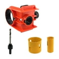 thumbnail image 1 of Kit de instalación de cerradura de puerta Sierra de agujeros para cerraduras redondas y juegos de cerraduras Resistente para Naranja, 1 of 9