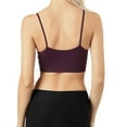 thumbnail image 2 of Women Seamless Criss Cross Front Sports Bra Bralette with Removable Pads, 2 of 3