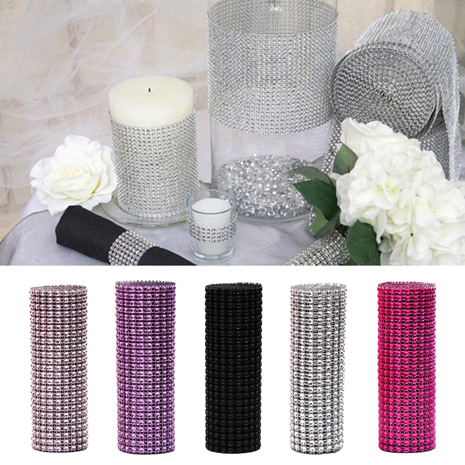 Honrane 1 Roll Mesh Wrap 10 Yard 24 Rows Unbreakable Fadeless Tear