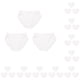 thumbnail image 1 of Sonducket Bragas de 3 piezas, ropa interior de tiro medio, lencería Sexy, calzoncillos cómodos, diario, ropa íntima blanca L Blanco L 10piezas, 1 of 6